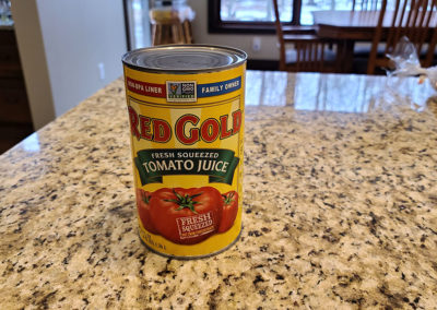 Large can of tomato juice