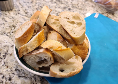 Sliced French Baguette